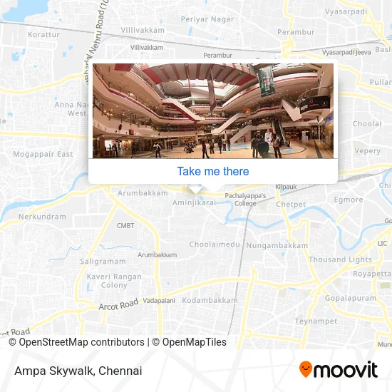 Ampa Skywalk map