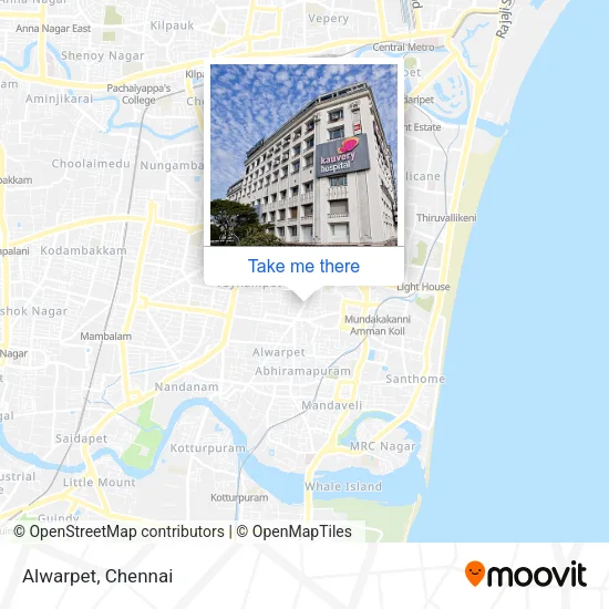 Alwarpet map