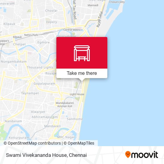 Swami Vivekananda House map