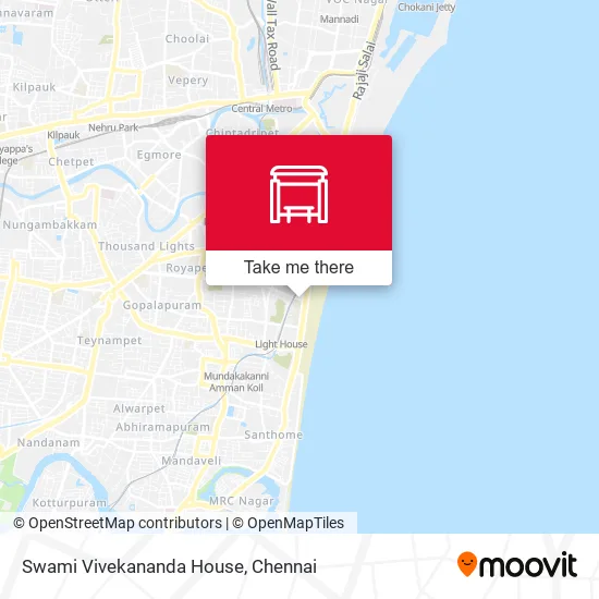 Swami Vivekananda House map