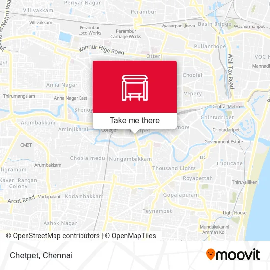 Chetpet map