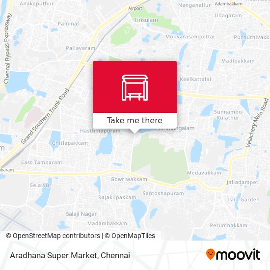 Aradhana Super Market map