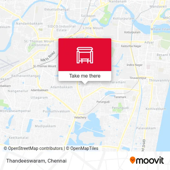 Thandeeswaram map