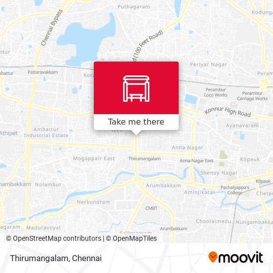 Thirumangalam map