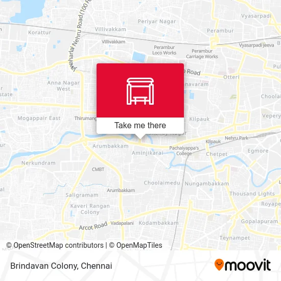 Brindavan Colony map