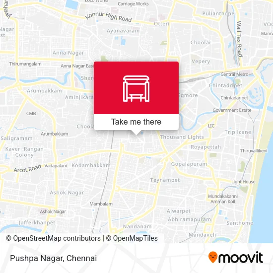Pushpa Nagar map