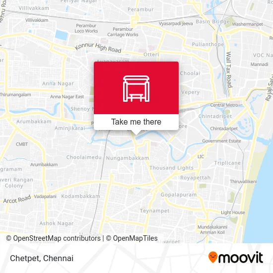 Chetpet map