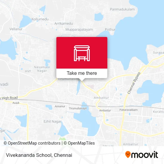 Vivekananda School map