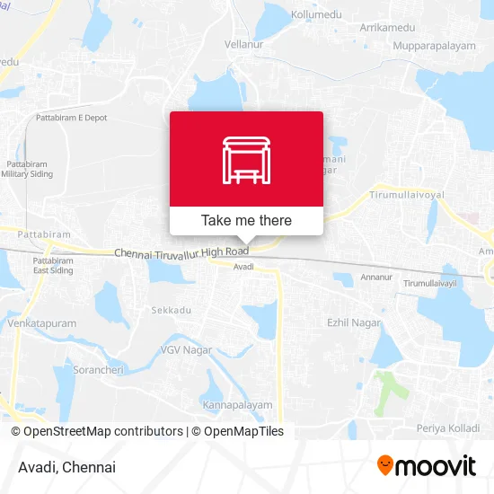 Avadi map