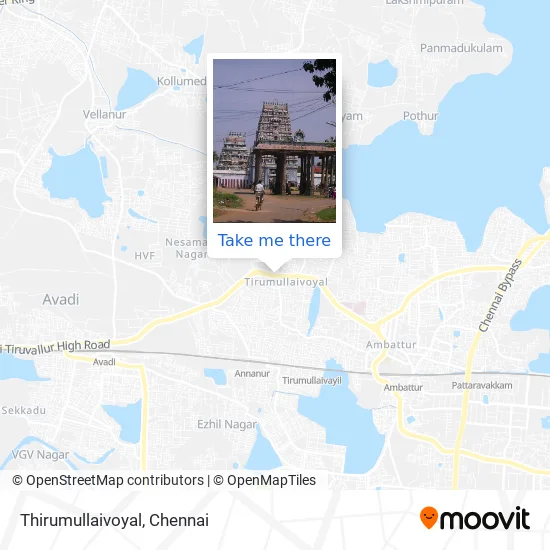 Thirumullaivoyal map