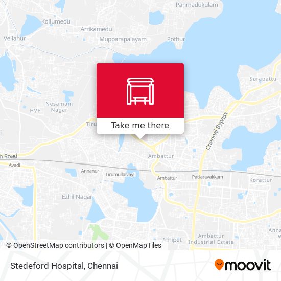 Stedeford Hospital map