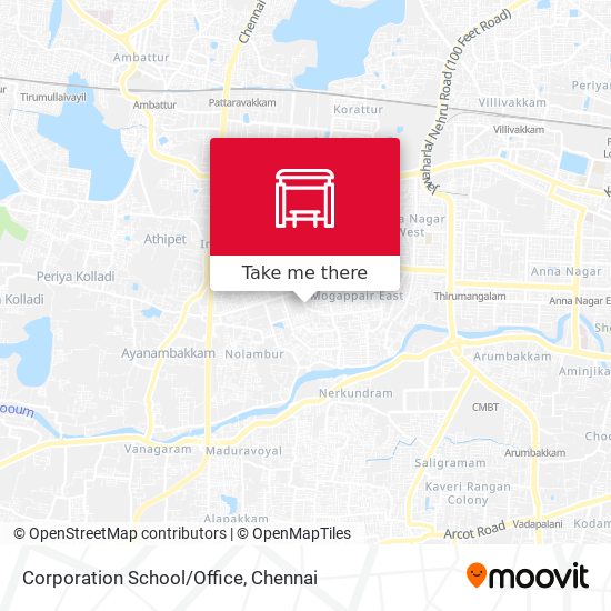 Corporation School/Office map