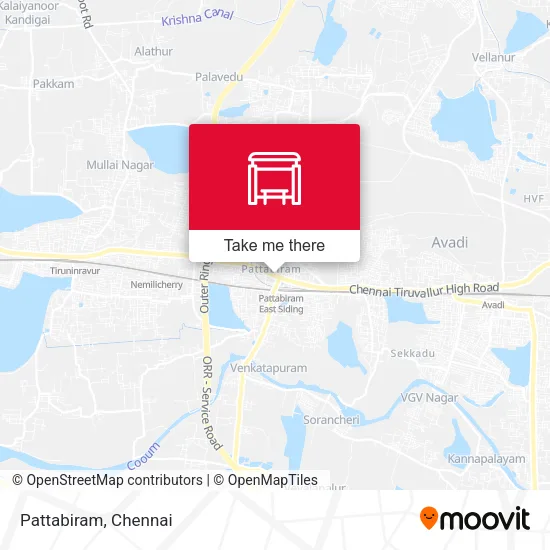 Pattabiram map
