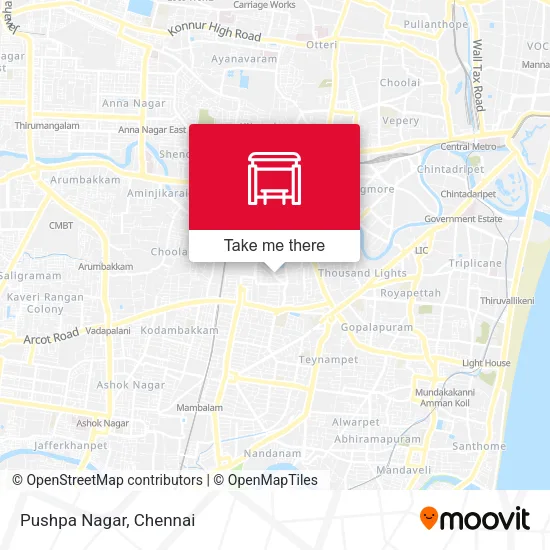Pushpa Nagar map