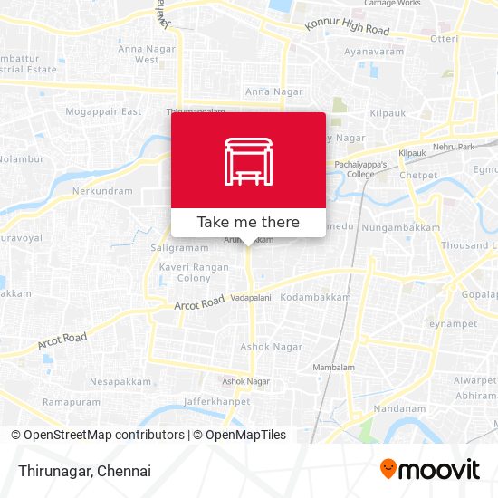 Thirunagar map