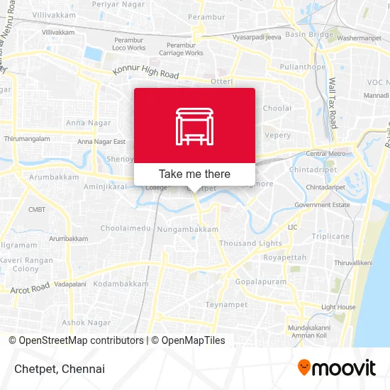 Chetpet map
