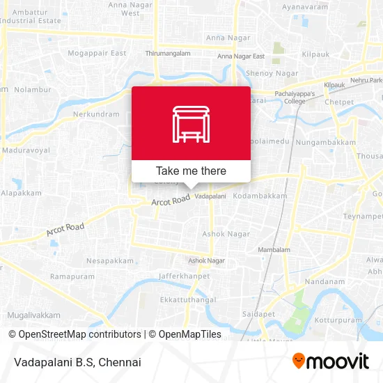 Vadapalani B.S map