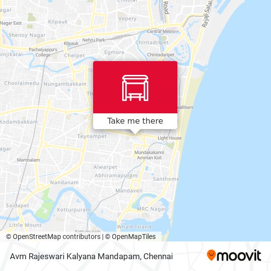 Avm Rajeswari Kalyana Mandapam map