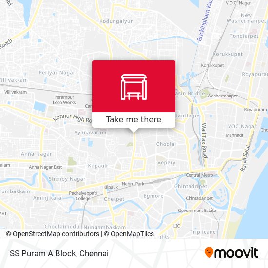 SS Puram A Block map