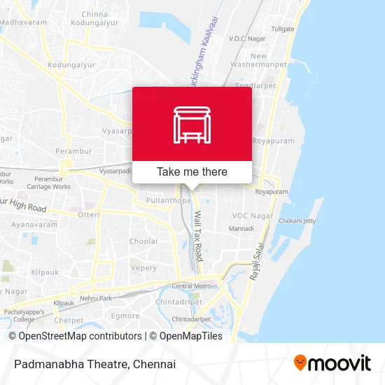 Padmanabha Theatre map