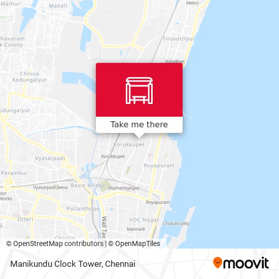 Manikundu Clock Tower map