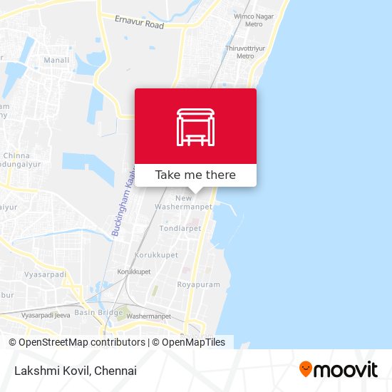 Lakshmi Kovil map