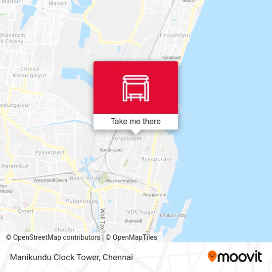 Manikundu Clock Tower map