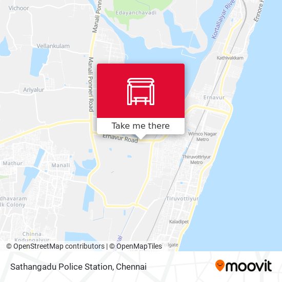 Sathangadu Police Station map