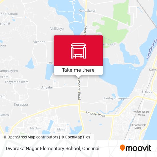 Dwaraka Nagar Elementary School map