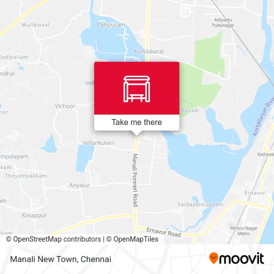 Manali New Town map