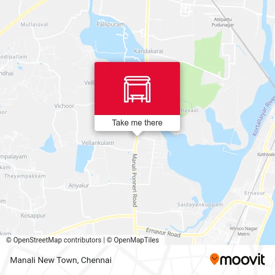 Manali New Town map