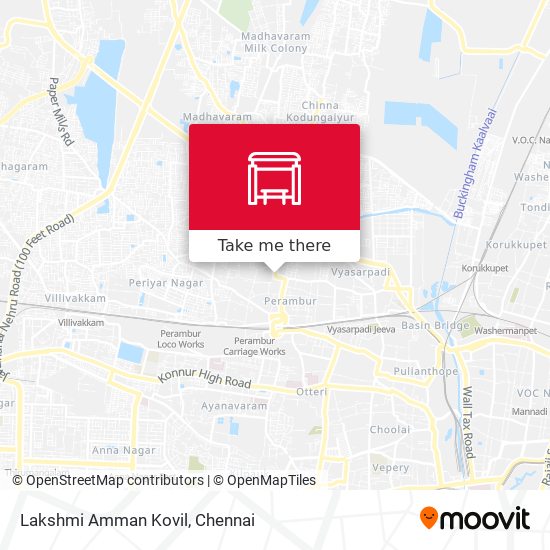 Lakshmi Amman Kovil map