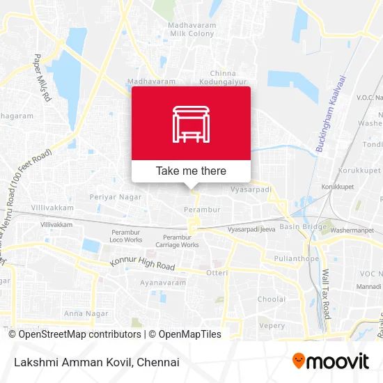 Lakshmi Amman Kovil map