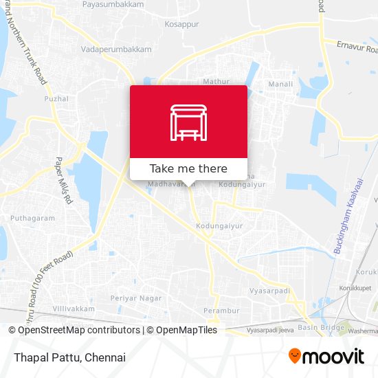 Thapal Pattu map