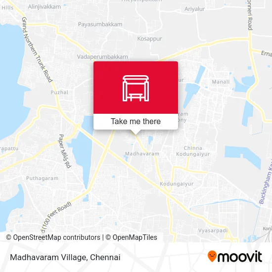 Madhavaram Village map
