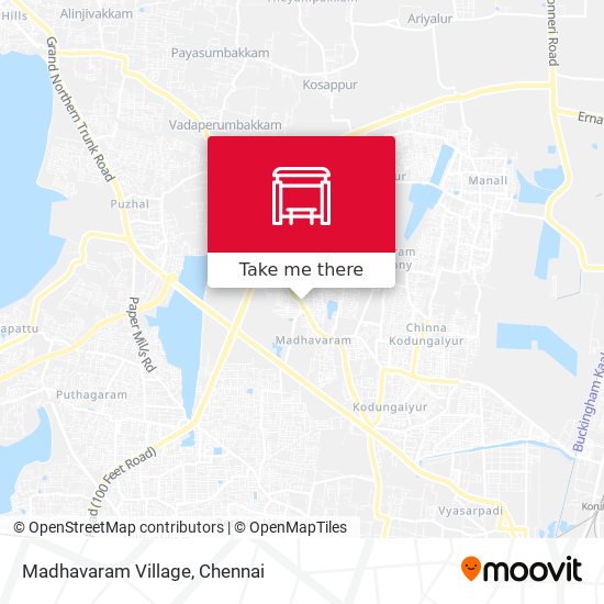 Madhavaram Village map