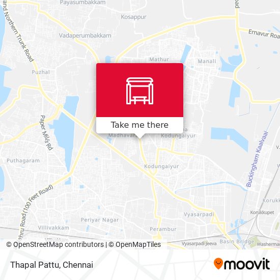 Thapal Pattu map