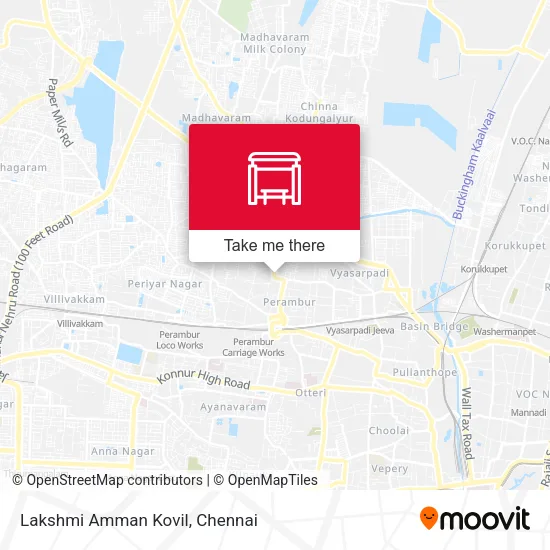 Lakshmi Amman Kovil map