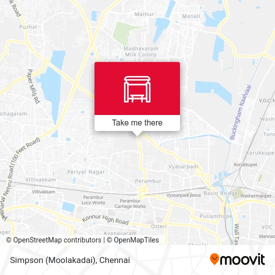 Simpson (Moolakadai) map