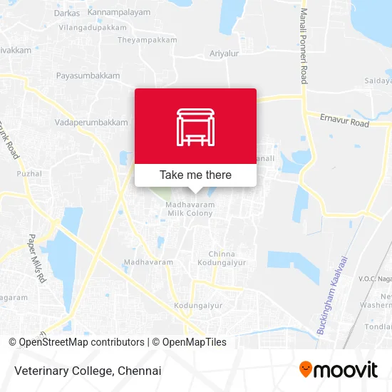 Veterinary College map