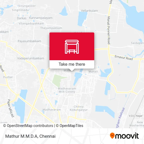 Mathur M.M.D.A map