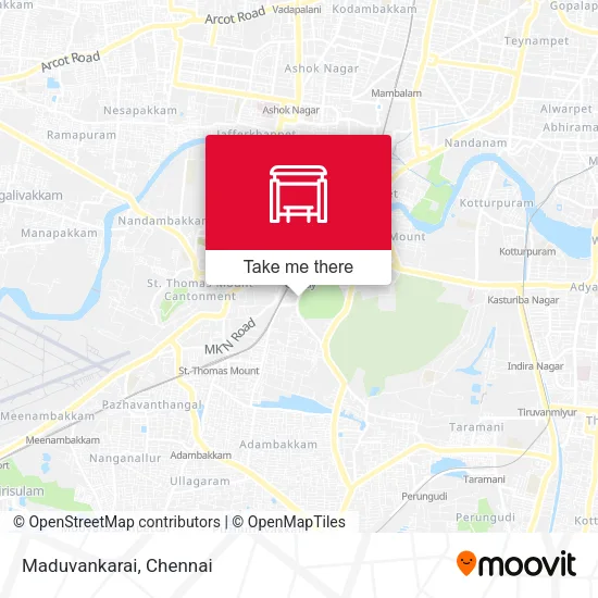 Maduvankarai map