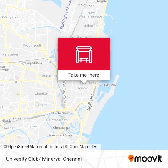 Univesity Club/ Minerva map