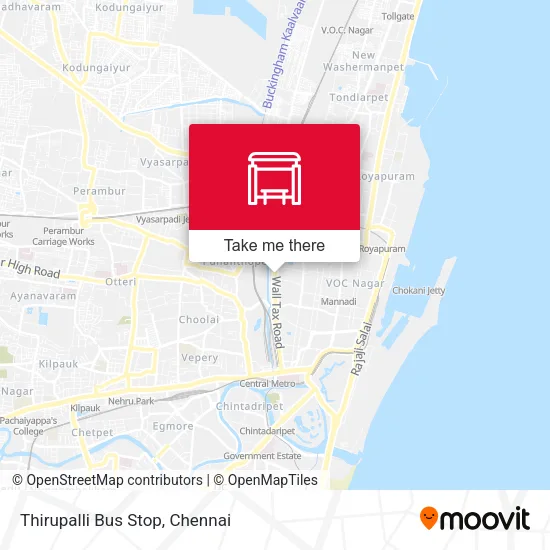 Thirupalli Bus Stop map
