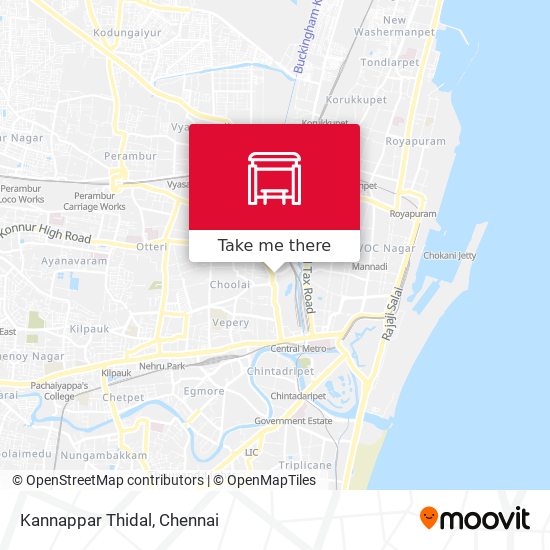 Kannappar Thidal map