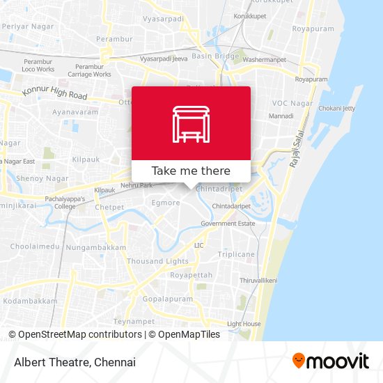 Albert Theatre map