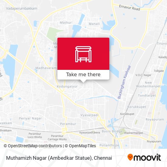 Muthamizh Nagar (Ambedkar Statue) map