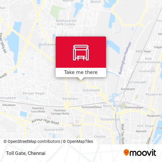 Toll Gate map