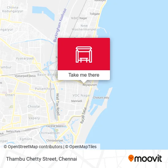 Thambu Chetty Street map