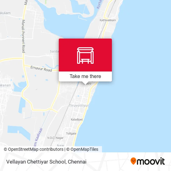 Vellayan Chettiyar School map